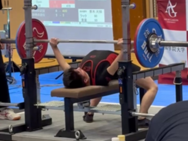 学友会ボディビル部が第52回全日本学生パワーリフティング選手権大会で入賞