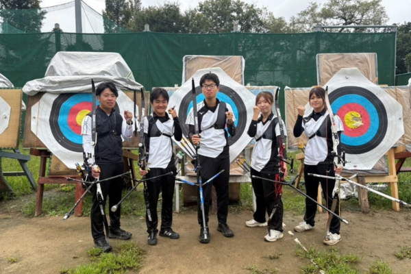 東北大学全日本学生アーチェリー個人選手権大会出場メンバー